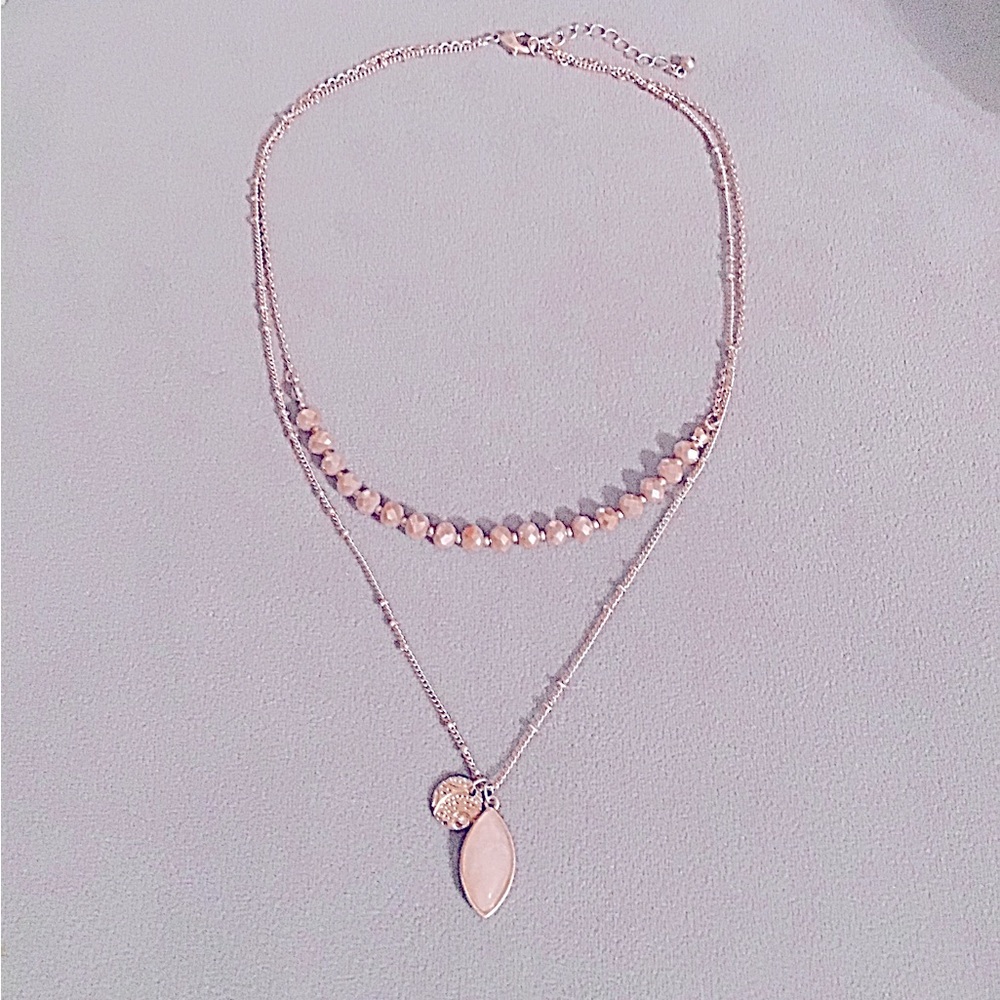 Rose Gold Tone Necklace - Picture 2 of 5